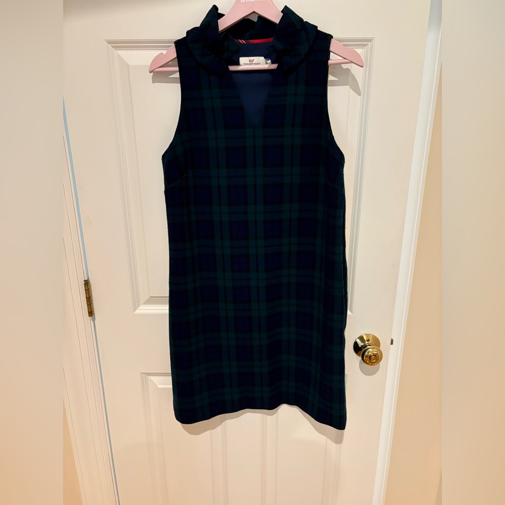 Vineyard Vines Black Watch Tartan Dress Sz 4